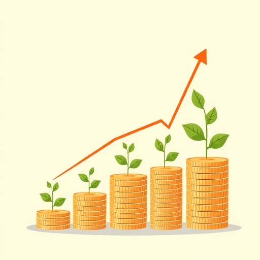 financial growth illustration