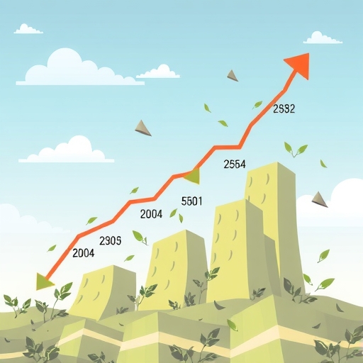 financial growth illustration