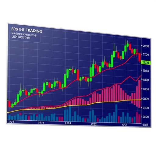 illustration of trading charts