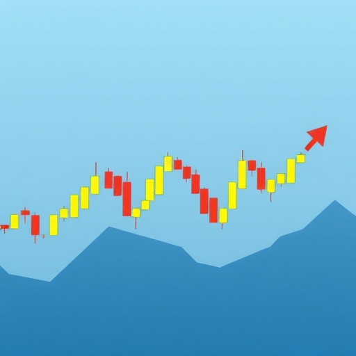 Illustration of trading charts