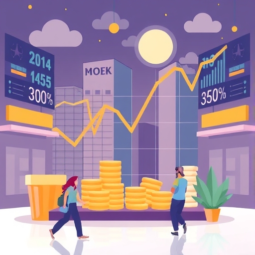 Illustration of the stock market.