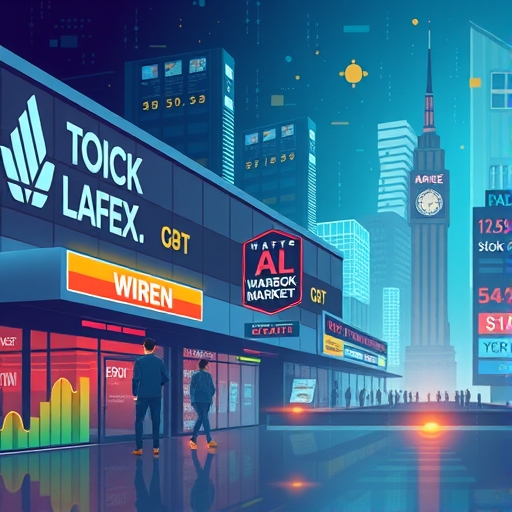 Illustration of the stock market.