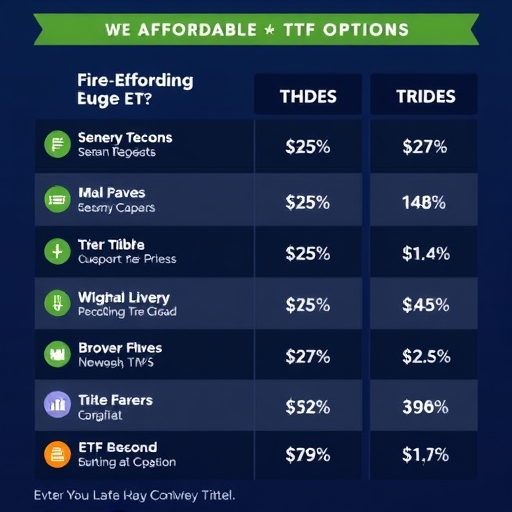 Affordable ETF options.