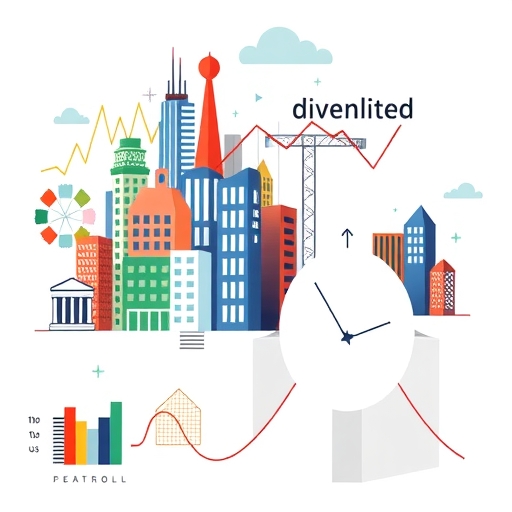 An abstract representation of a well-balanced, diversified financial portfolio.