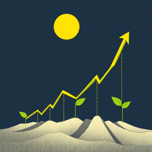 financial growth illustration