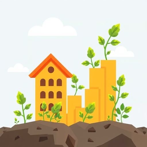 financial growth illustration