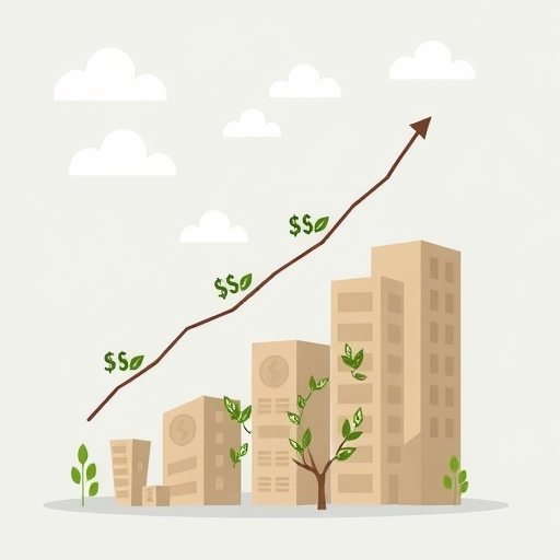 financial growth illustration