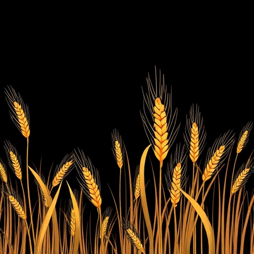 A grain field illustration.