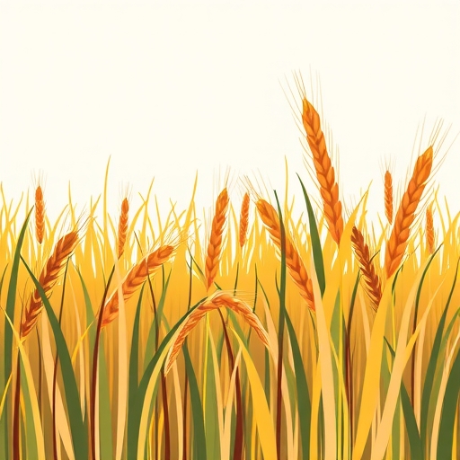 A grain field illustration.