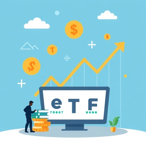 Illustration of ETF concept
