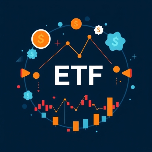 Illustration of ETF concept