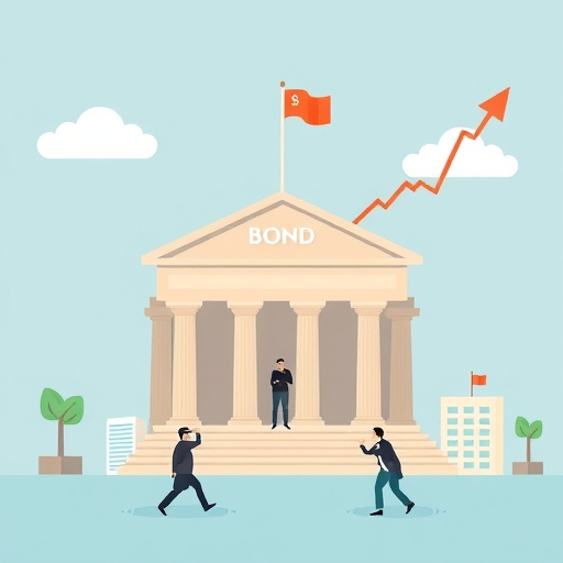 Illustration of bond market