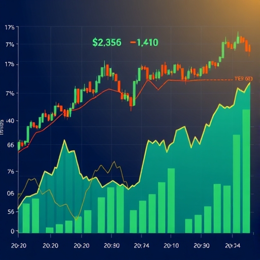 Illustration of crypto charts