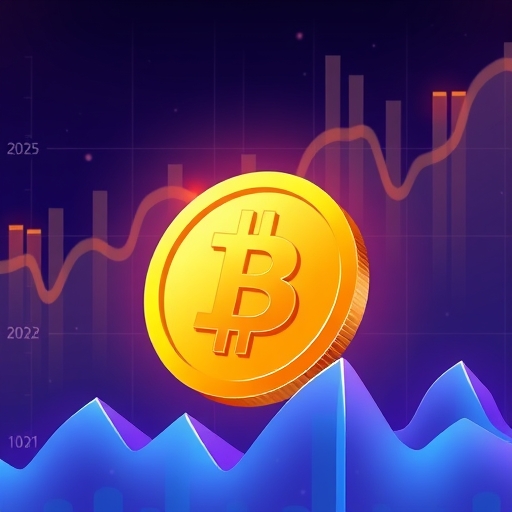 Illustration of crypto charts