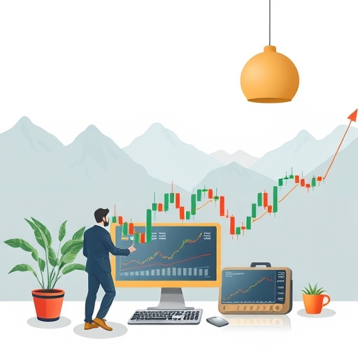 An illustration of forex trading.