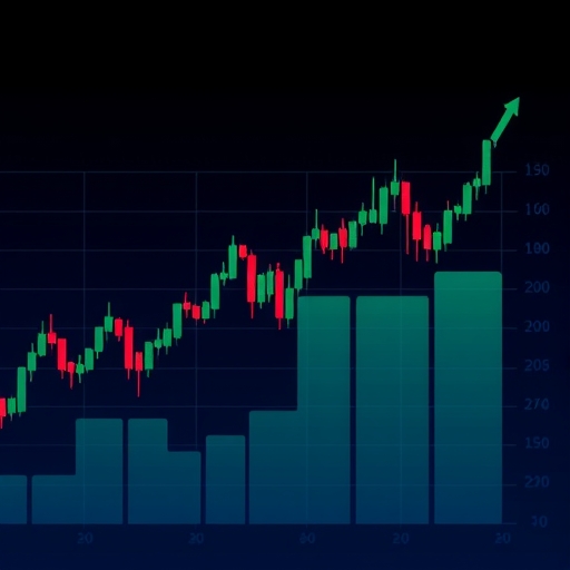 illustration of stock charts
