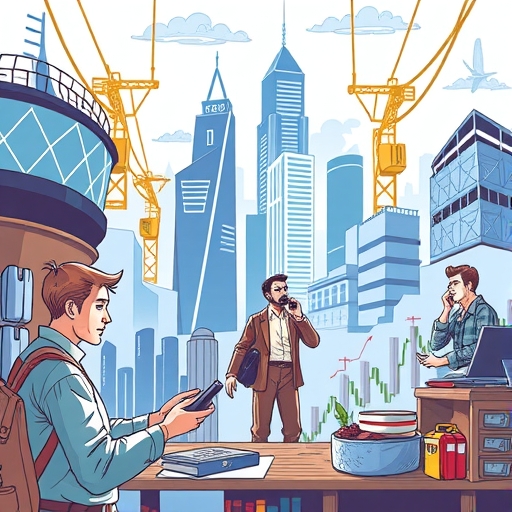 Illustration of traders