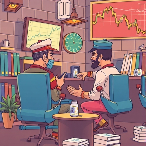 Illustration of traders