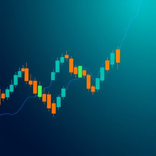 An illustration of trading charts.