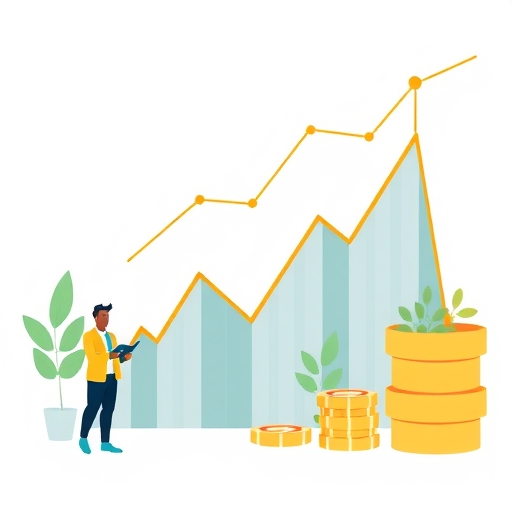 An investment portfolio illustration.