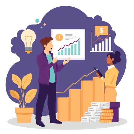 An investment portfolio illustration.
