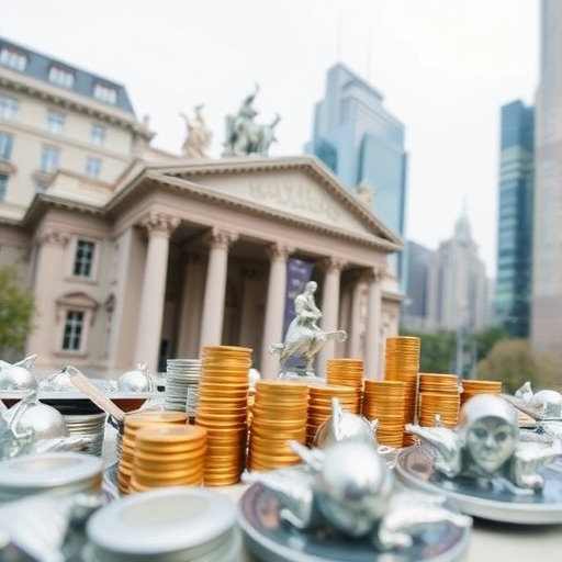A digital display showing real-time money market trends.