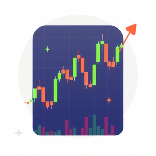 A trading chart illustration.