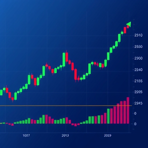 A trading chart illustration.