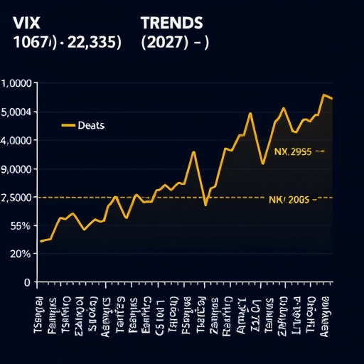 VIX graph showing trends.