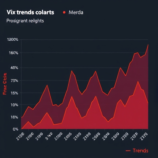 VIX graph showing trends.