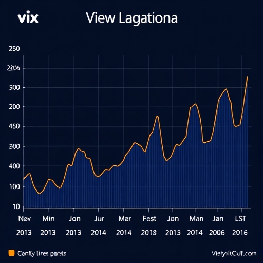 VIX graph showing trends.