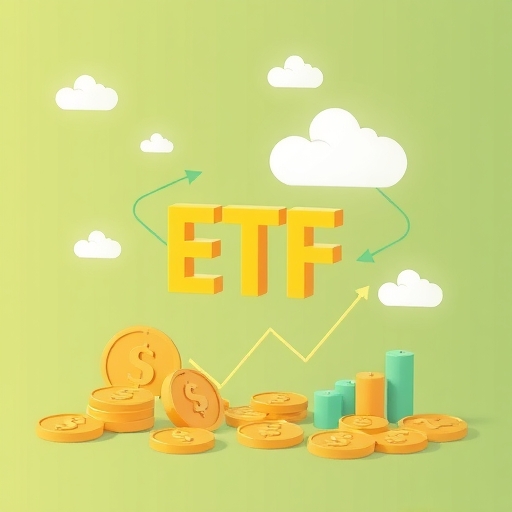 Illustration of ETF concept