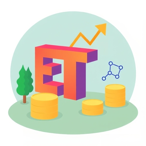 Illustration of ETF concept