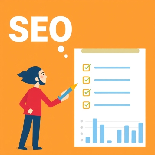 A screen displaying SEO keyword planning tools.