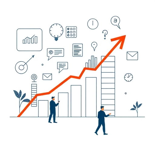 Business growth concept.