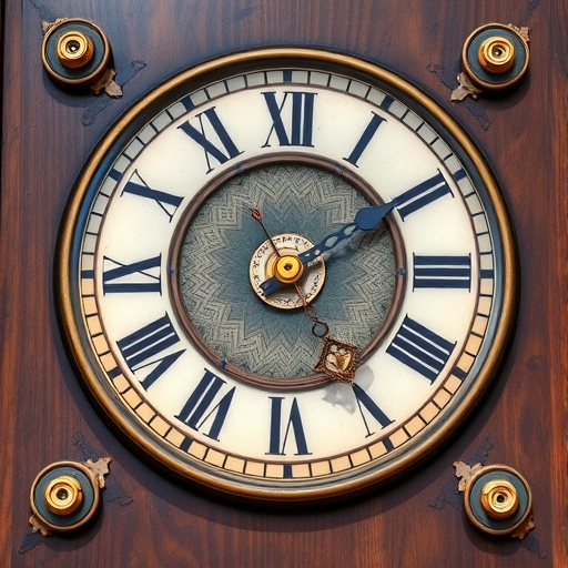 Clock with gears