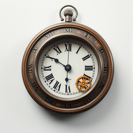 Clock with gears