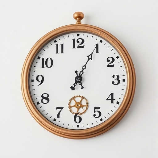 Clock with gears