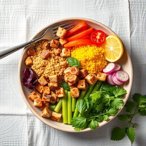 Colorful healthy meals