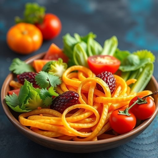 Colorful healthy meals