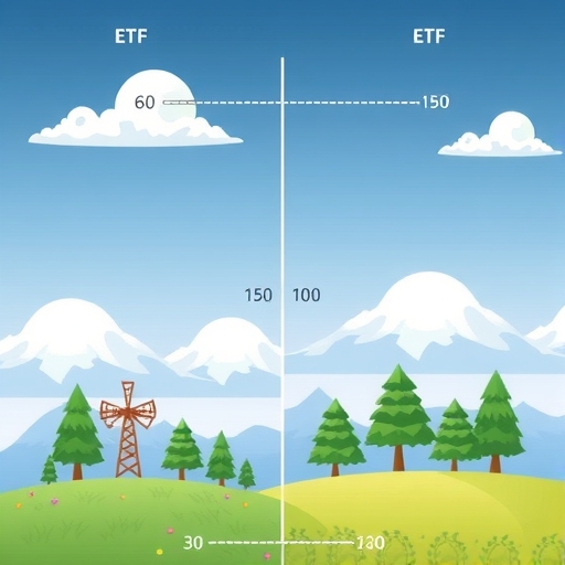ETF comparison illustration
