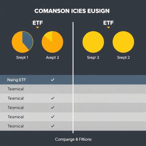 ETF comparison illustration
