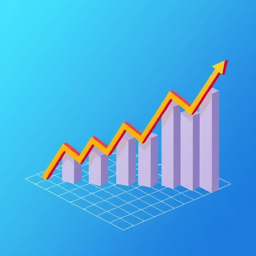 financial graphs illustration