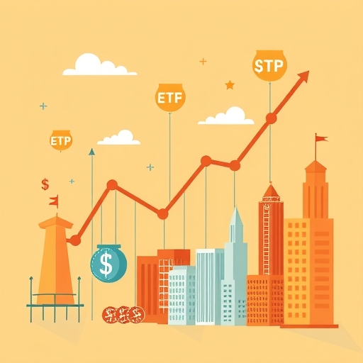 An illustration of the ETF market.