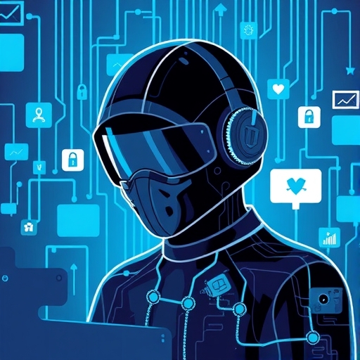 An illustration of cybersecurity.