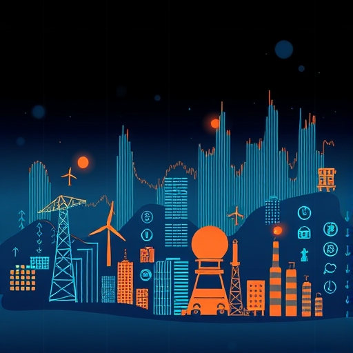 An illustration of energy stocks.