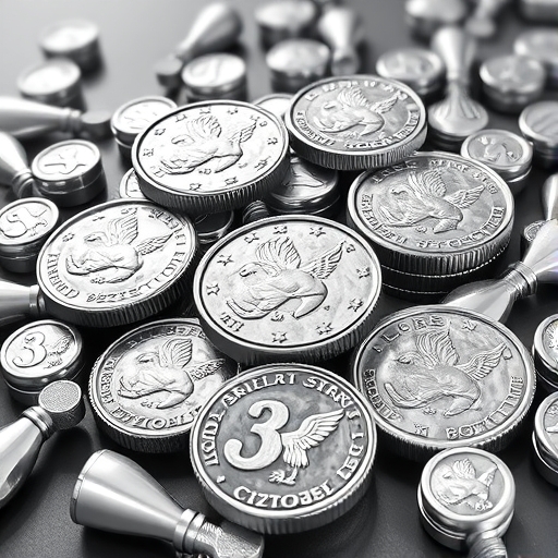 illustration of silver coins
