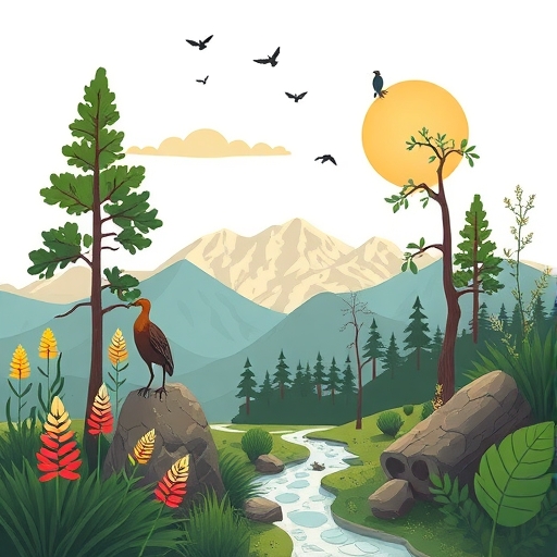 A nature conservation illustration.