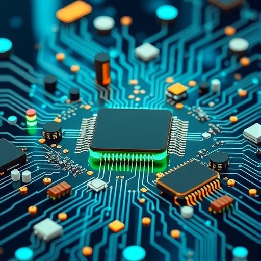 A semiconductor stock graph.