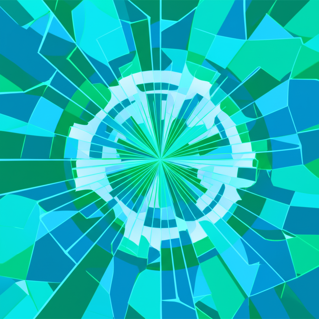 Abstract illustration of financial factors like value, momentum, and quality shaping investment returns